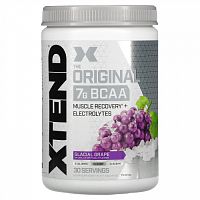 Xtend, The Original, 7 г аминокислот с разветвленной цепью (BCAA), со вкусом винограда, 405 г (14,3 унции)