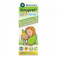 Bionorica, Sinupret, сироп для детей, 100 мл (3,38 жидкой унции)