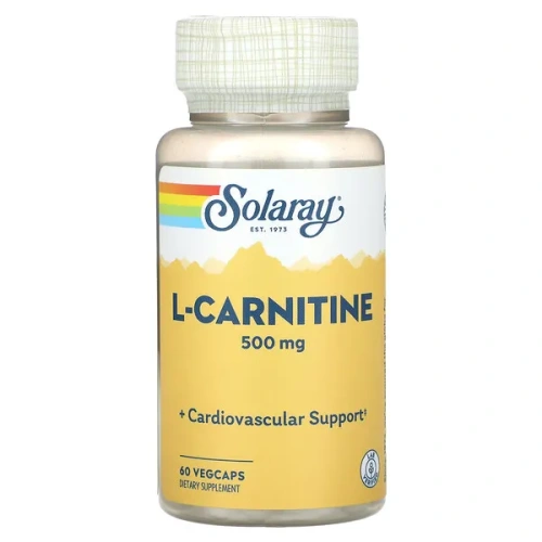 Solaray, L-Carnitine, 500 mg, 60 Vegcaps