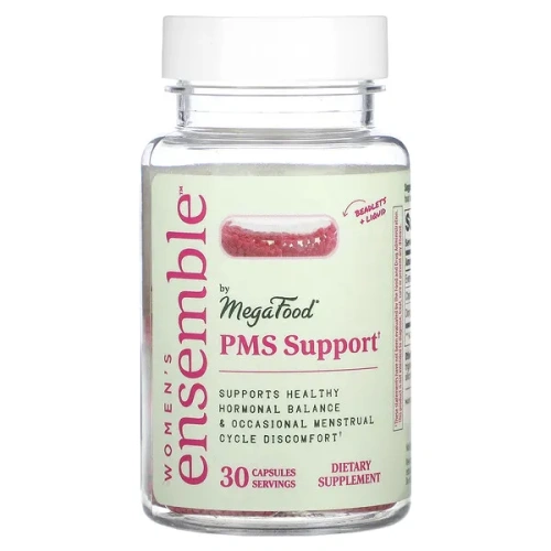 MegaFood, Women&#x27;s Ensemble, PMS Support, 30 Capsules