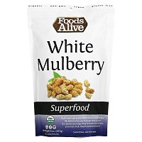 Foods Alive, Superfoods, Organic White Mulberry, 8 oz (227 g)