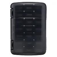 Ezy Dose, Weekly 3X/Day Pill Organizer with Case, Black, 1 Count