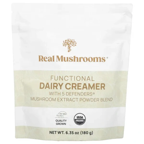 Real Mushrooms, Functional Dairy Creamer, 6.35 oz (180 g)