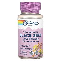 Solaray, Vital Extracts, Black Seed, Cold Pressed, 60 Vegan Softgels