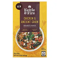 Kettle &amp; Fire, Hearty Soup, Chicken &amp; Ancient Grain, 16 oz (454 g)