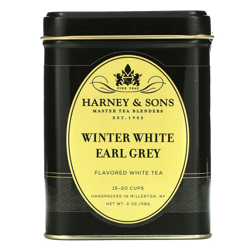 Harney & Sons, White Tea, White Winter Early Grey, 56 г (2 унции)