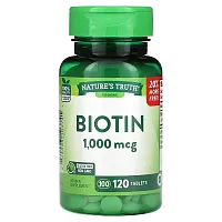 Nature&#x27;s Truth, Vitamins, Biotin, 1,000 mcg, 120 Tablets