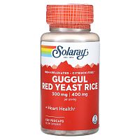 Solaray, Guggul &amp; Red Yeast Rice, 120 VegCaps