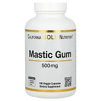 California Gold Nutrition, Mastic Gum, 500 mg, 180 Veggie Capsules