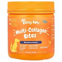 Zesty Paws, Multi-Collagen Bites, For Dogs, Multifunctional, All Ages, Chicken, 90 Soft Chews