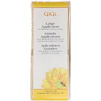 Gigi Spa, Large Applicators for Bikini Line & Body Waxing, 100 Applicators