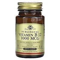 Solgar, Sublingual Vitamin B 12, 1,000 mcg, 100 Nuggets