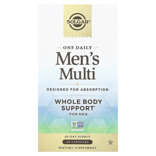 Solgar, One Daily Men&#x27;s Multi, 60 Capsules