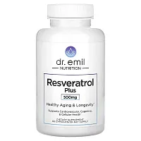 Dr. Emil Nutrition, Resveratrol Plus, 500 mg, 60 Capsules (250 mg per Capsule)