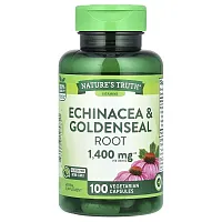 Nature&#x27;s Truth, Echinacea &amp; Goldenseal Root, 100 Vegetarian Capsules