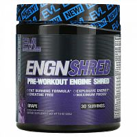 EVLution Nutrition, ENGN Shred, Pre-Workout Shred Engine, Grape, 7.8 oz (222 g)