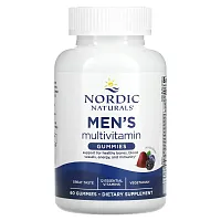 Nordic Naturals, Мультивитаминные жевательные мармеладки для мужчин, ягодное ассорти, 60 жевательных таблеток