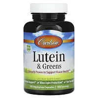 Carlson, Lutein &amp; Greens, 180 Vegetarian Capsules