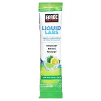 Force Factor, Liquid Labs, Rapid Hydration Electrolyte Drink Mix, Lemon-Lime, 1 Stick, 0.25 oz (7 g)