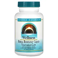 Source Naturals, Wellness Herbal Resistance Liquid, 120 Liquid Capsules