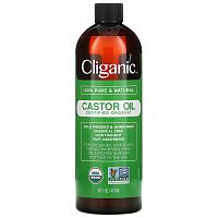 Cliganic, Organic Castor Oil, 16 fl oz (473 ml)