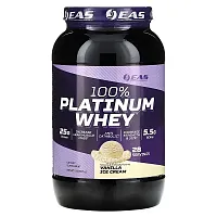 EAS, 100% Platinum Whey, Vanilla Ice Cream, 2 lbs (907 g)