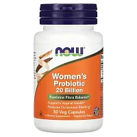 NOW Foods, Woman&#x27;s Probiotic , 20 Billion, 50 Veg Capsules