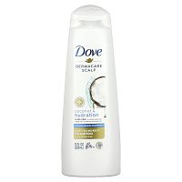 Dove, Шампунь против перхоти DermaCare, Scalp, аромат «Кокос», 355 мл