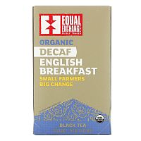 Equal Exchange, Organic Decaf English Breakfast, черный чай, 20 чайных пакетиков, 40 г (1,41 унции)