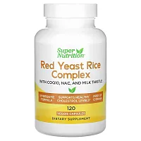 Super Nutrition, Red Yeast Rice Complex, 120 Veggie Capsules