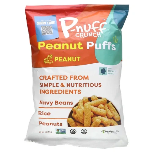 P-Nuff, Crunch, Peanut Puffs, Peanut, 4 oz (113 g)