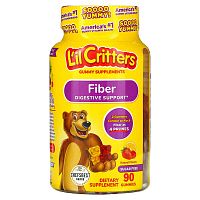 L&#x27;il Critters, Fiber Digestive Support, Natural Flavors, 90 Gummies