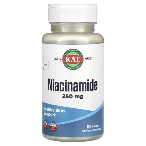 KAL, Niacinamide, 250 mg, 100 Tablets