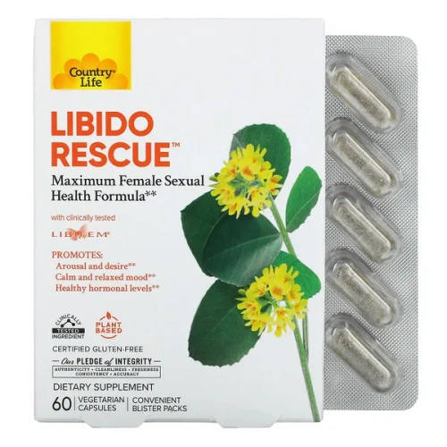 Country Life, Libido Rescue™, 60 Vegetarian Capsules