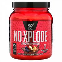 BSN, N.O.-Xplode, Legendary Pre-Workout, со вкусом фруктового пунша, 555 г (1,22 фунта)