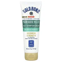 Gold Bond, Medicated, Psoriasis Relief Multi-Symptom Cream, Maximum Strength, 4 oz (113 g)