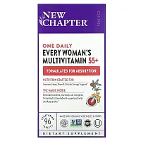 New Chapter, Every Woman&#x27;s One Daily 55+ Multivitamin, 96 Vegetarian Tablets