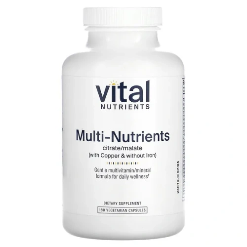 Vital Nutrients, Multi-Nutrients, 180 Vegetarian Capsules