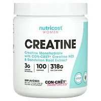 Nutricost, Women, Creatine, Unflavored, 11.2 oz (318 g)