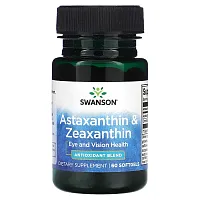 Swanson, Astaxanthin &amp; Zeaxanthin, 60 Softgels