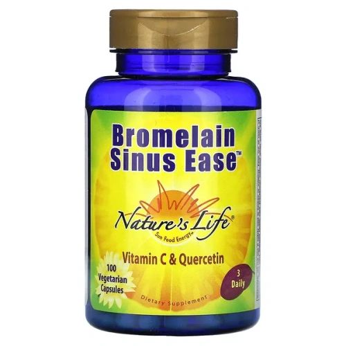 Nature&#x27;s Life, Bromelain Sinus Ease, 100 Vegetarian Capsules