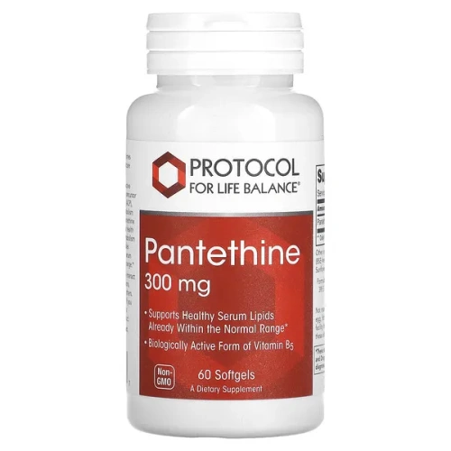 Protocol for Life Balance, Pantethine, 300 mg, 60 Softgels