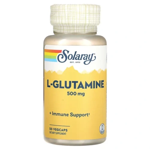 Solaray, L-Glutamine , 500 mg , 50 VegCaps