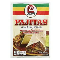 Lawry&#x27;s, Fajitas, Spices &amp; Seasonings Mix, 1.27 oz (36 g)