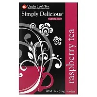 Uncle Lee&#x27;s Tea, Simple Delicious, Raspberry Tea, Caffeine Free, 18 Tea Bags, 1.14 oz (32.4 g)