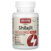 Jarrow Formulas, Vegan Shilajit Fulvic Acid Complex, 250 mg, 60 Veggie Capsules