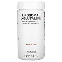 Codeage, Liposomal L-Glutamine+, 180 Capsules