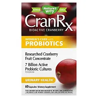 Nature&#x27;s Way, CranRx, Women&#x27;s Care with Probiotics, 60 Capsules