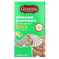 Celestial Seasonings, Green Tea, Immune Support with Antioxidants, 20 Tea Bags, 1.4 oz (41 g)