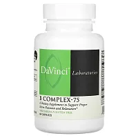 DaVinci Laboratories of Vermont, B Complex-75, 60 Capsules